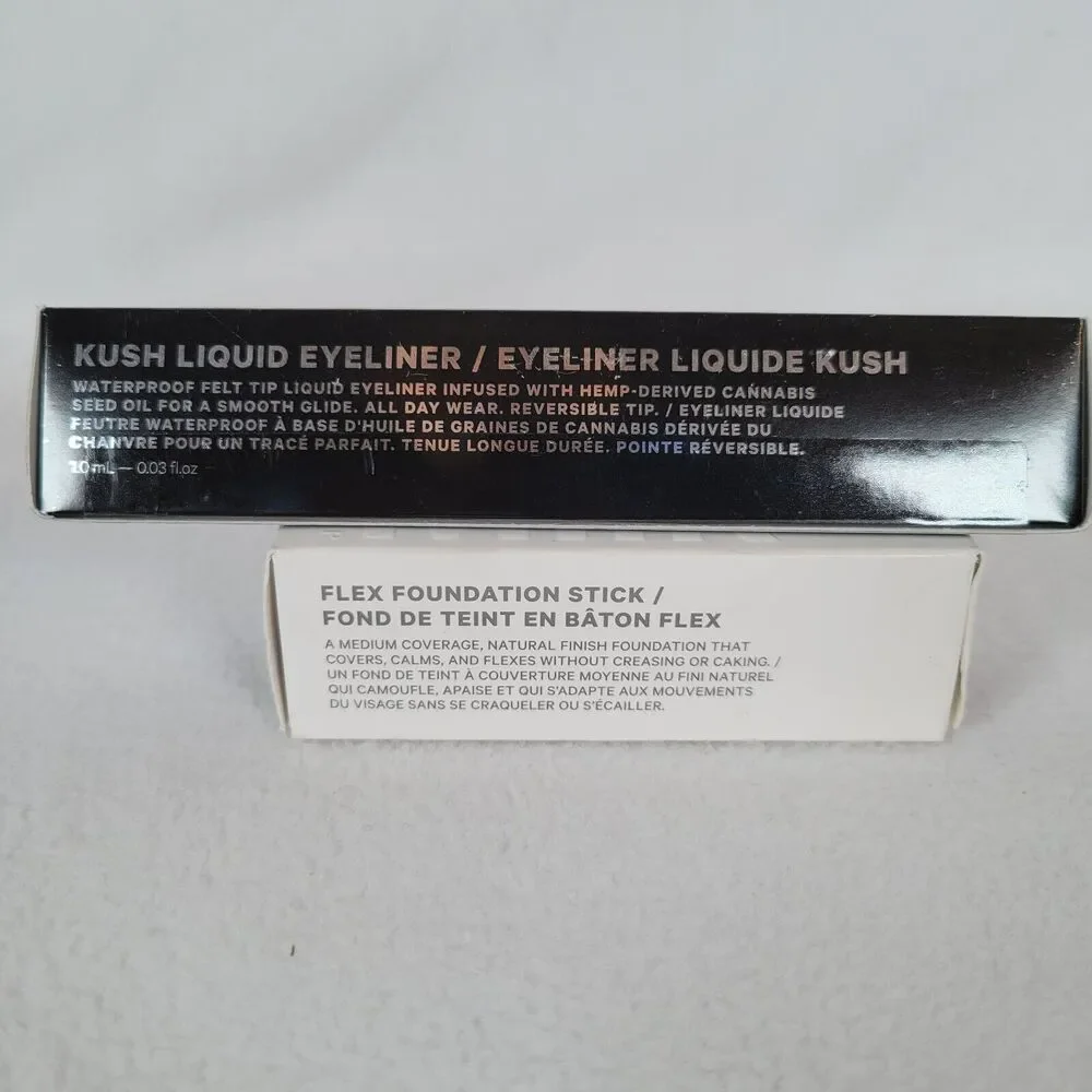 Milk Makeup Flex Foundation Stick Cocoa Kush Liquid Eyeliner Loud Set Bundle